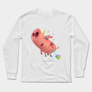 Piggy unicorn Long Sleeve T-Shirt